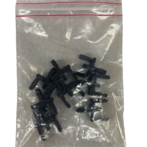 RJ45 Nettverks-plugger – 8-pakning (svart)