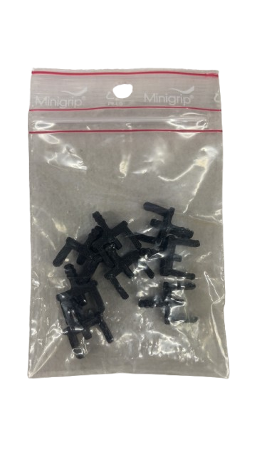 RJ45 Nettverks-plugger – 8-pakning (svart)